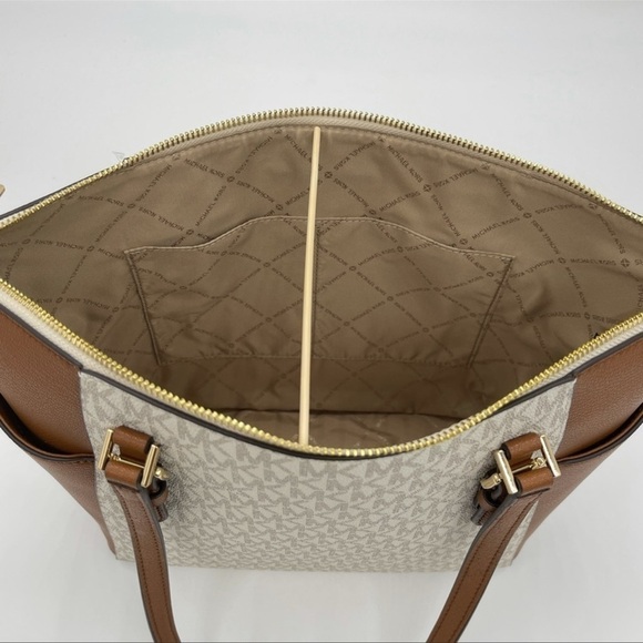 Michael Kors Charlotte Large Top Zip Tote Bag - Picture 8 of 9